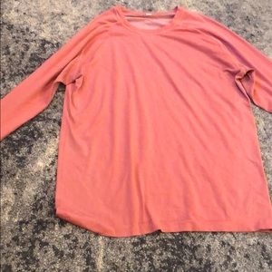 Lululemon red long sleeved shirt